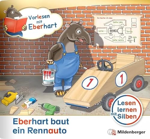 Vorlesen mit Eberhart – Eberhart baut ein Rennauto – Nachbezug Einzelheft (Kamishibai mit Eberhart) von Mildenberger Verlag GmbH